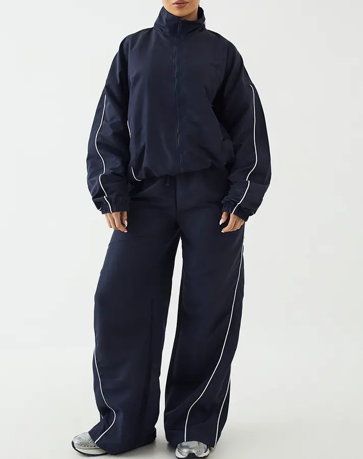 Custom nylon tracksuits for sportswear and streetwear brands