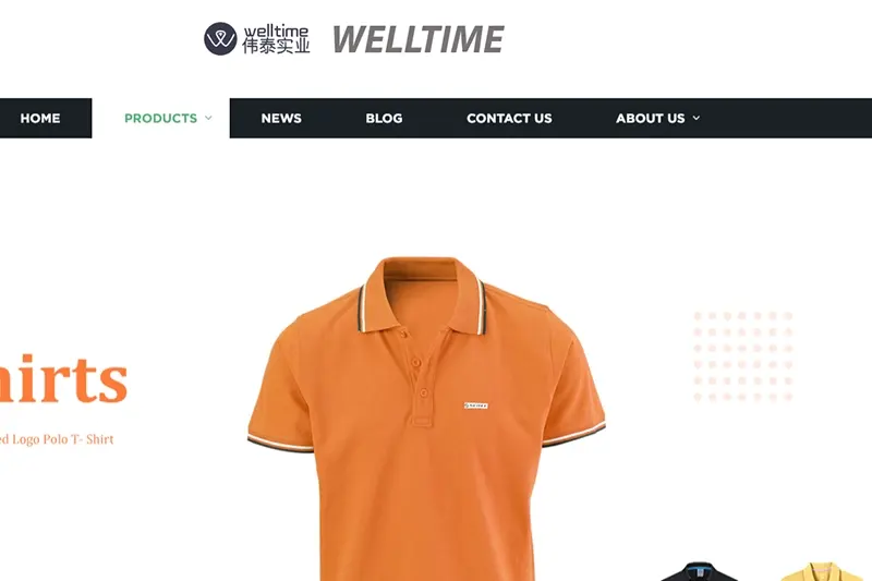 nanchang weitai T-shirt manufacturer homepage overview