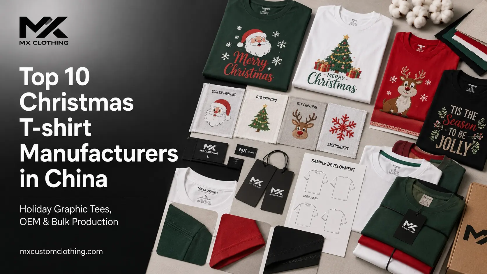 Top 10 Christmas T-shirt Manufacturers in China