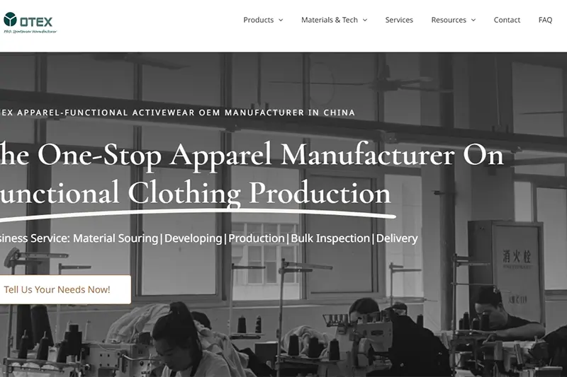 yotex T-shirt manufacturer homepage overview