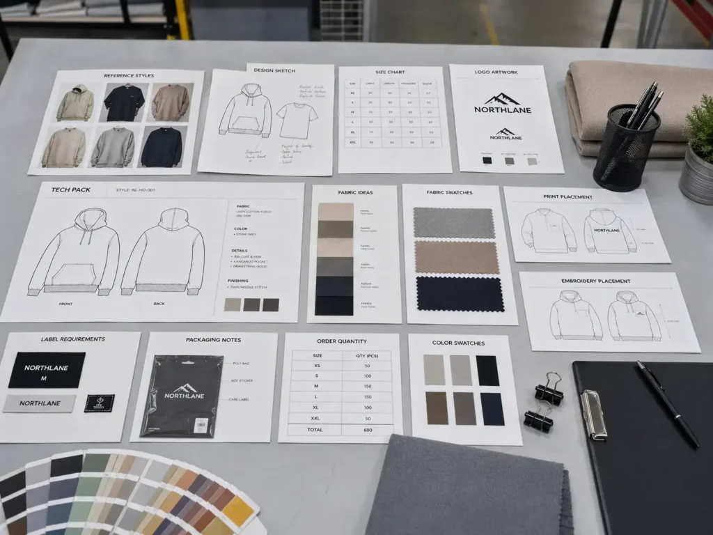 custom clothing production process