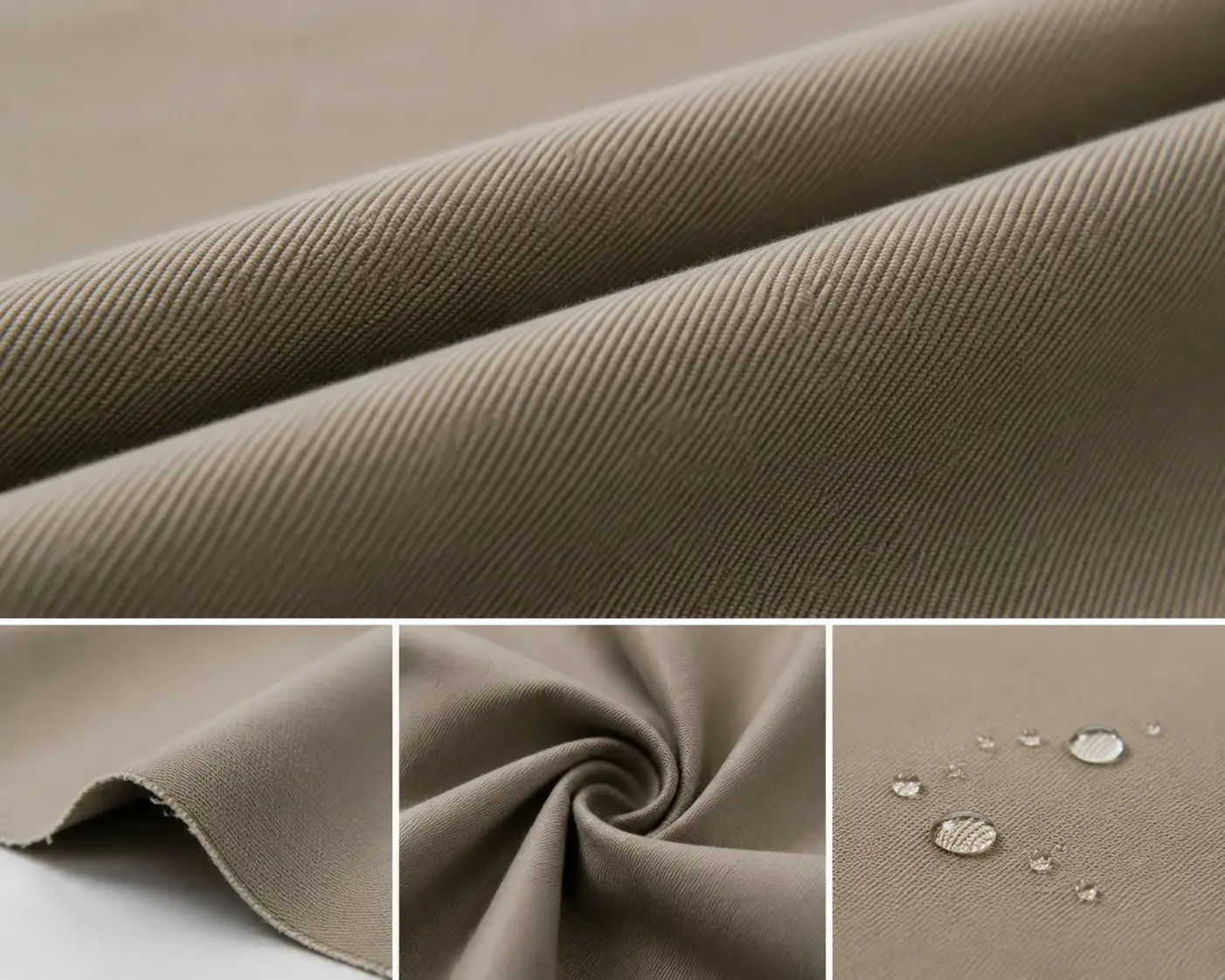 Cotton twill fabric for custom casual pants manufacturing