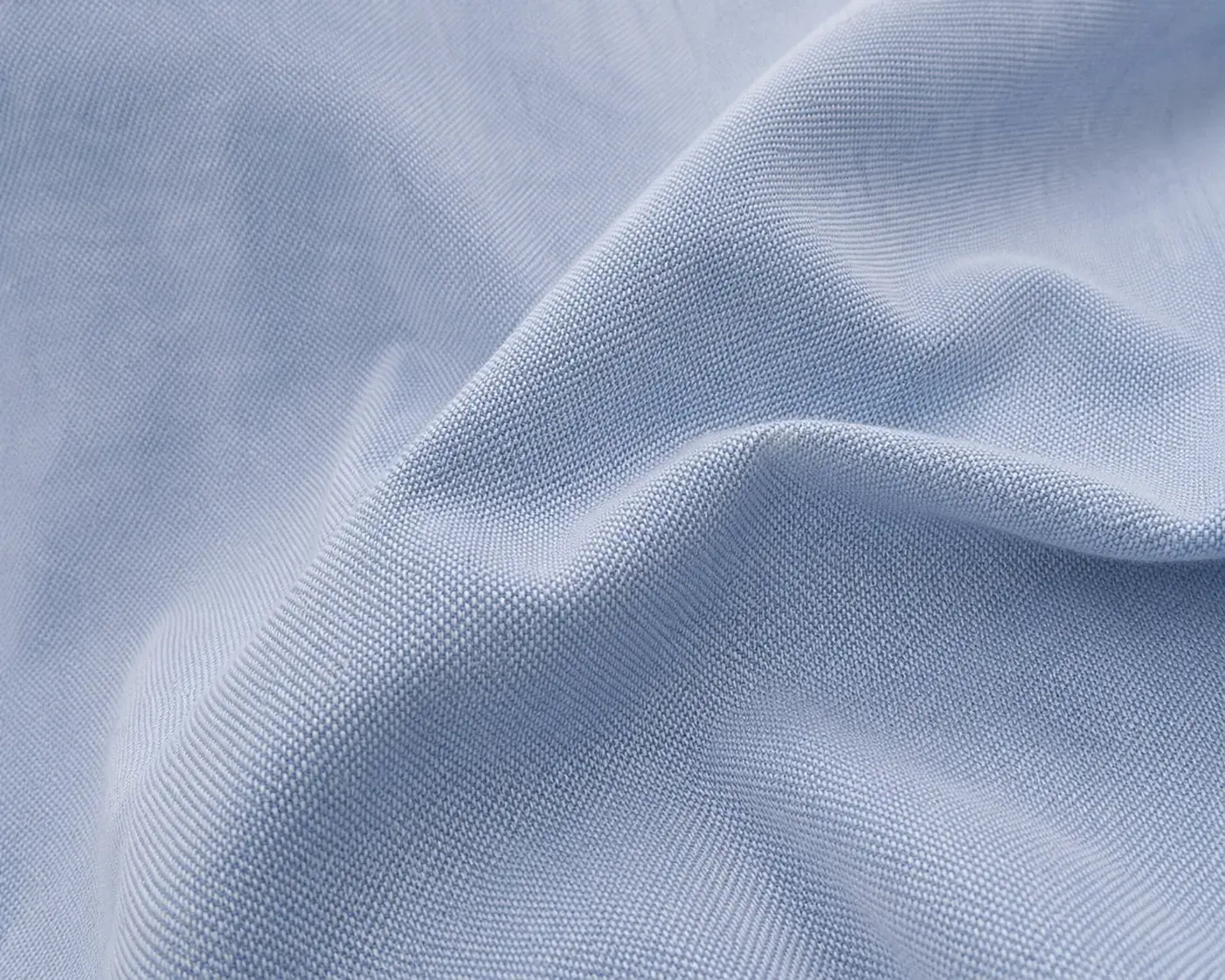 Fabric drape and texture for custom button-up shirts