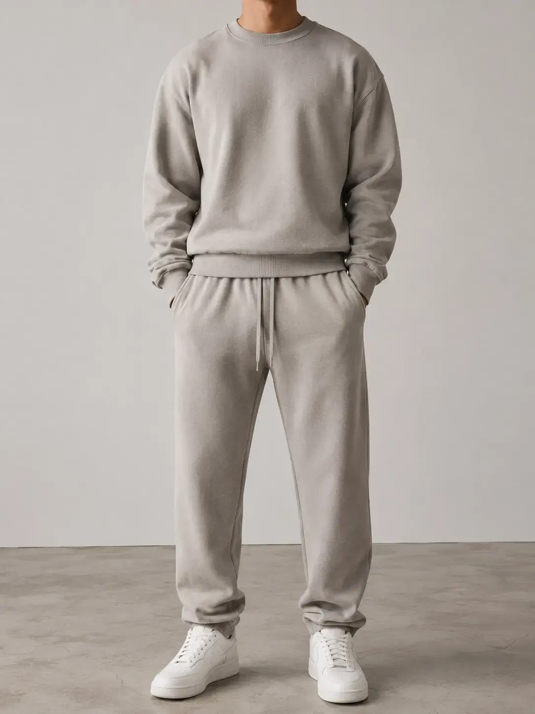 Custom sweatshirt sets for streetwear and athleisure brands