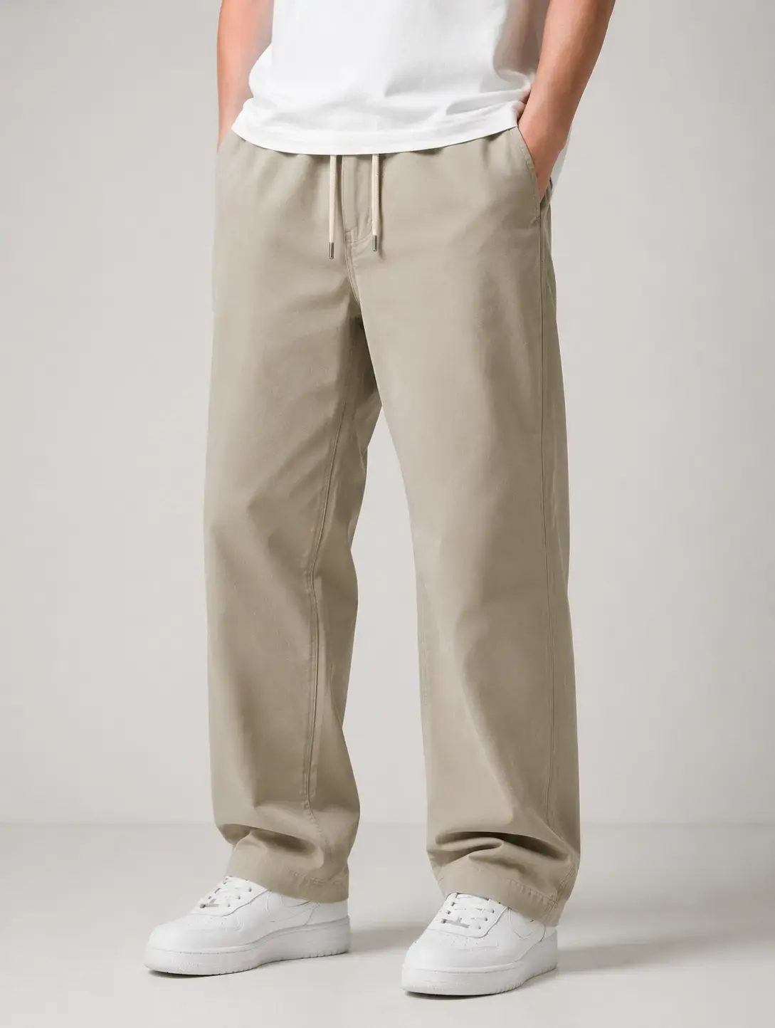 Relaxed fit casual pants manufacturer for private label brands