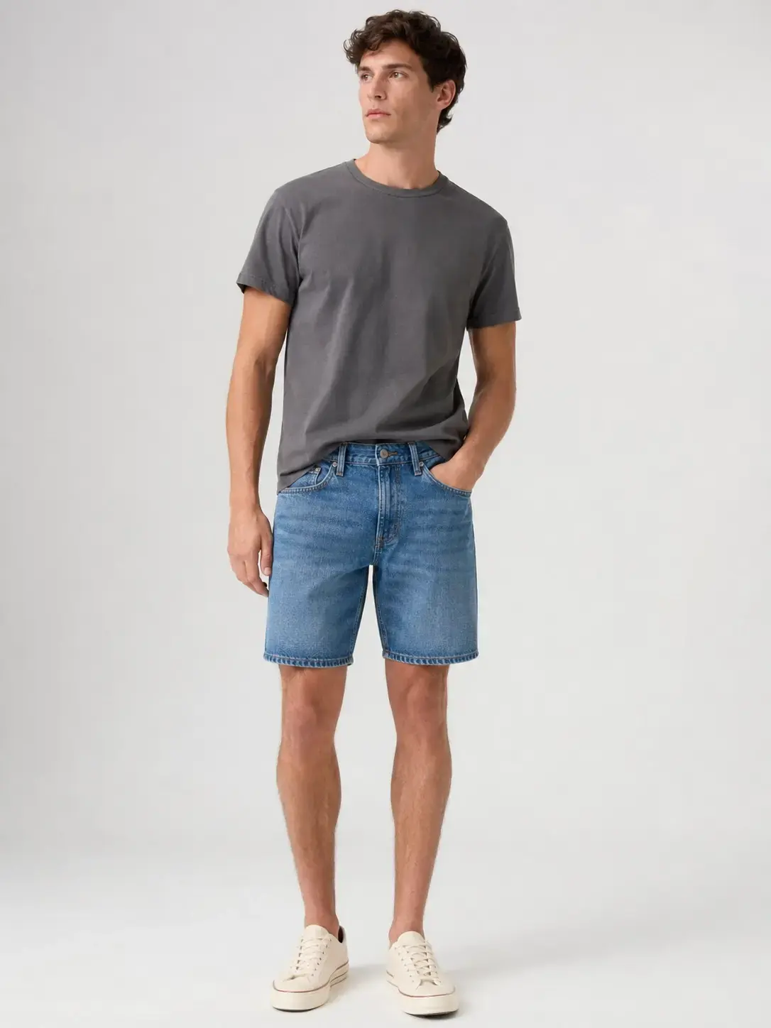Custom denim shorts fit inseam and leg opening development
